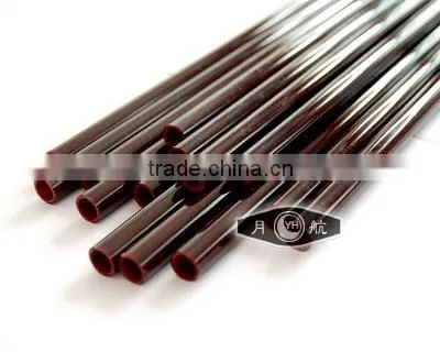 Ruby Quartz Glass Tube,slica Quartz,rosy Red Quartz Tube