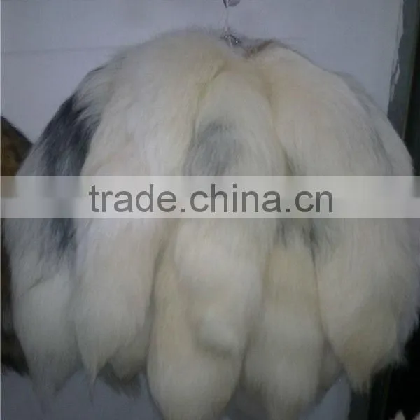 Factory Wholesale 100% Genuine Fox Tail Fur Accessory in Natural Color photo-3