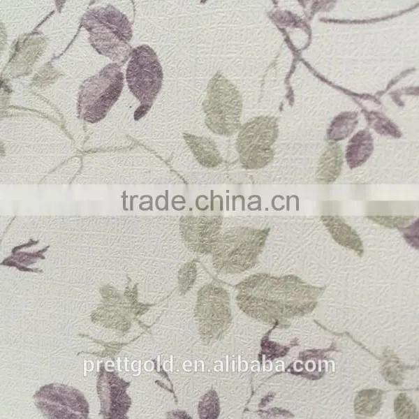 European Paper-Based PVC /CPP Surface Breathable Environmental Decorative Wallpaper P1340 photo-2