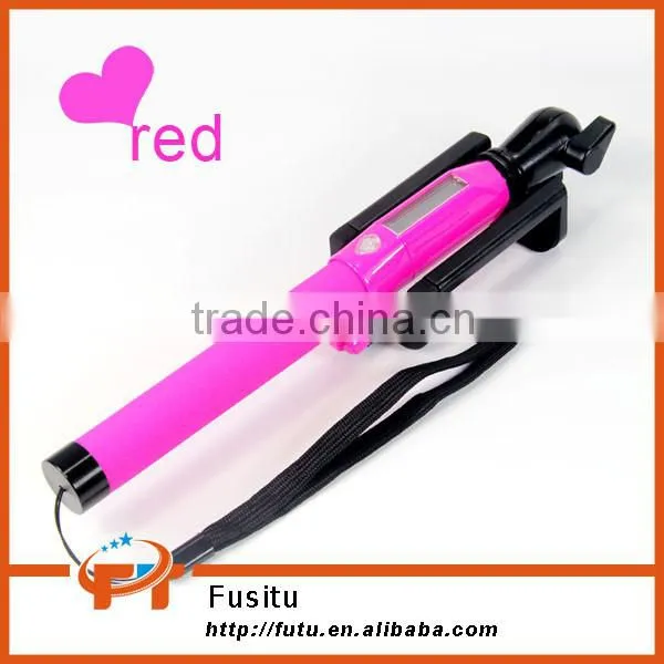 Solar Power Monopod 2015 Newest Upgrade Selfie Stick Foldable All-in-one Monopod Solar Autodyne Pole photo-2