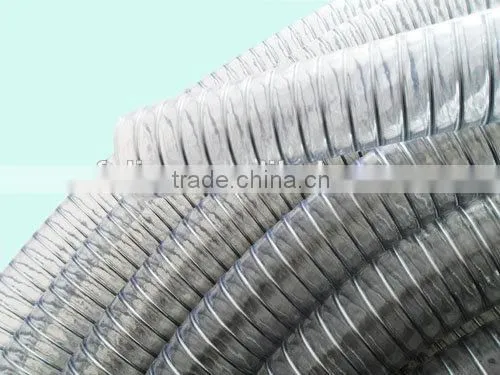 PVC Transparent Steel Wire Reinforced Flexible Hose photo-2