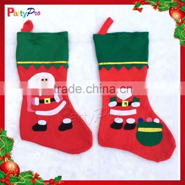 2015 New Design Customized Colorful Decorative Felt Christmas Stocking photo-6
