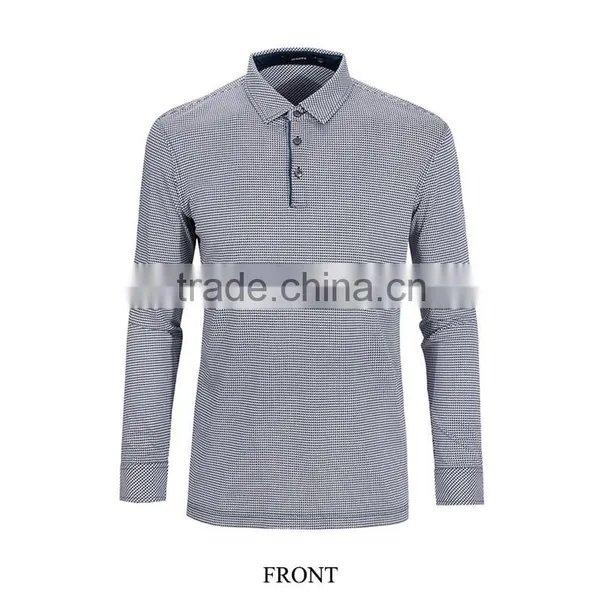 Men's Clothing Plover Case Lapel Sweater Long-sleeved T-shirt Men Leisure Cultivate One's Morality photo-2