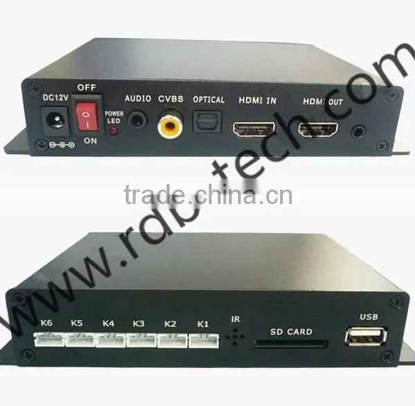RDB Optical Digital Audio 5.1 Sound Full hd Digital Signage Media Player DSS005H-4 photo-4