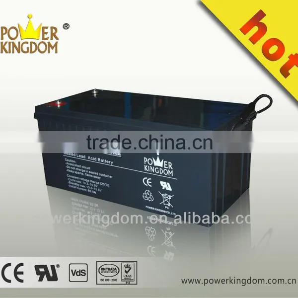 Deep cycle sealed lead acid Battery 12V 200Ah