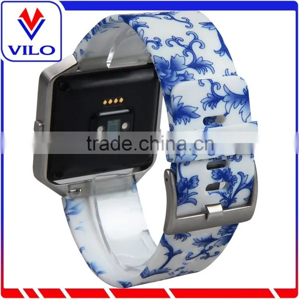 For Fitbit Blaze Replacement Wrist Band, Silicone Watch Strap Adjustbable Rubber Wrist Band for Fitbit Blaze photo-2