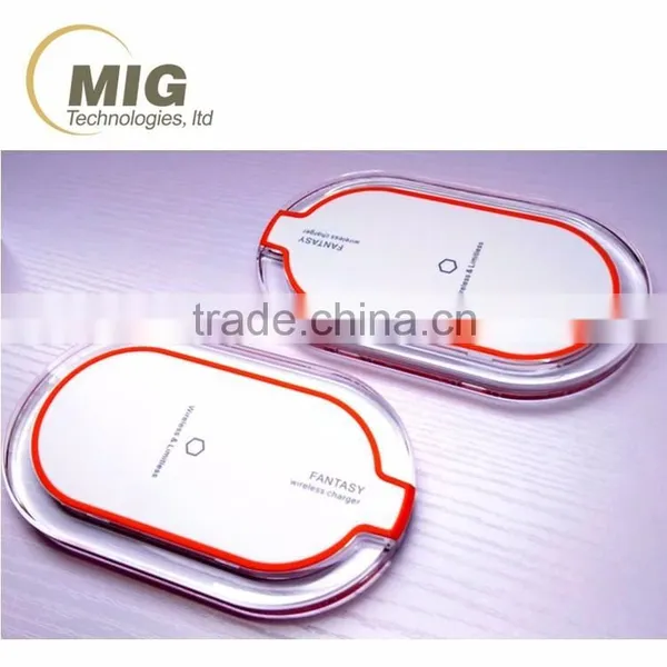QI Universal Wireless Charger, 3 Coils Portable Chrager for Mobilephones, Fast Wireless Charger photo-2