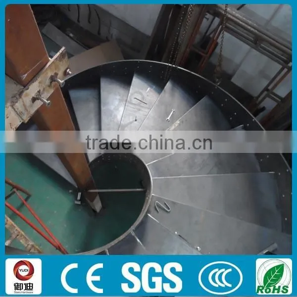 Spiral Design Close Riser Steel Staircase photo-2