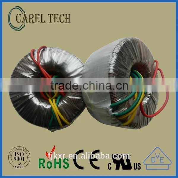CE ROHS Approoved 35VA 2*15V Miniature 50/60Hz Power Transformer, Low Profile Toroid, Low Profile Ring Core Transformer photo-2
