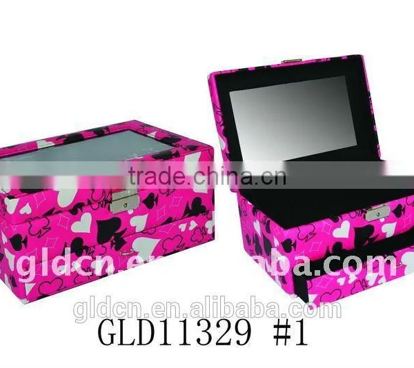 Mother Day Jewelry Box With Mirror and Lock Wholesale photo-3