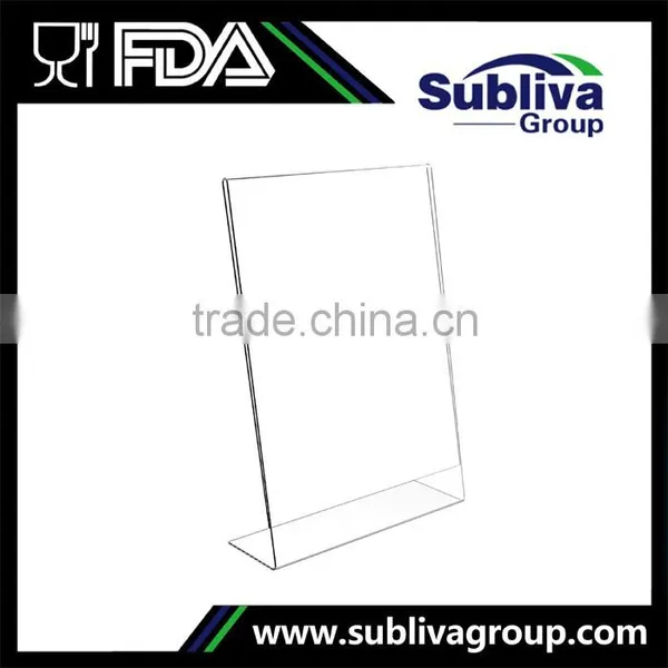 Wholesale Transparent Acrylic Menu Card Holder Quality Choice
