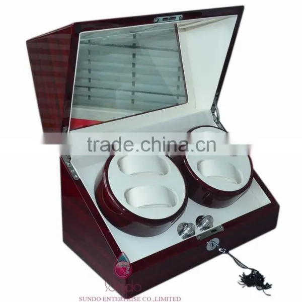 Fancy Smart Wood Watch Winder Box Luxury photo-4