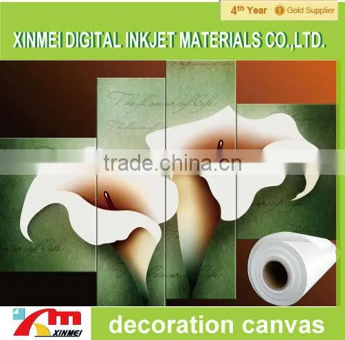 Waterproof 410gsm Cotton and Poly Blend Cotton Canvas Print for Wall Art Decor