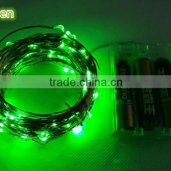 3AA Battery Operated 10M 100 Leds Copper Wire String Lights 33FT Christmas Light photo-3