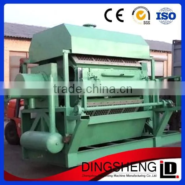 environmental waste paper recycling machine to make paper egg tray/egg tray paper pulp molding machine
