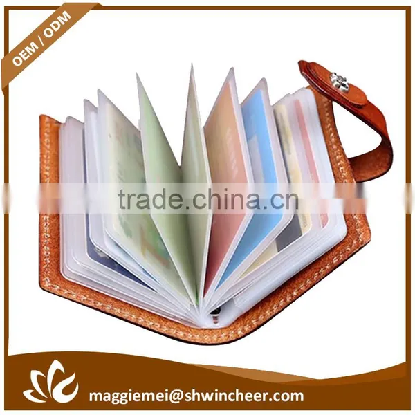 Multifunctional Leather Gents Card Holder for Wholesales With Great Price photo-5