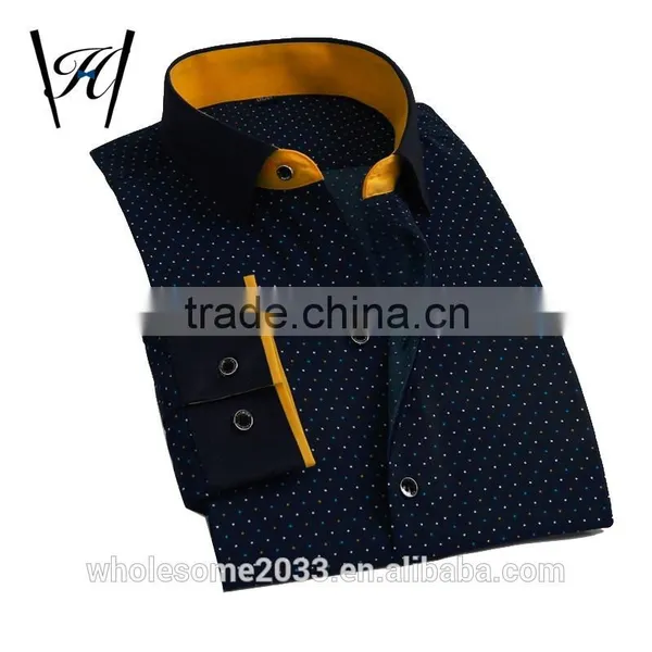Cotton Dot Cool Designer Slim Fit Button Down Mens Shirts