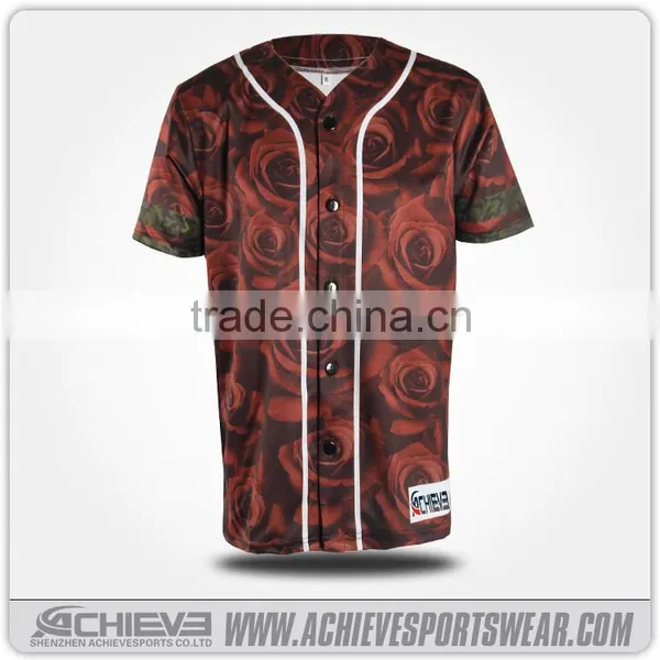 Custom Design and Printing Factory Supply Baseball Shirt photo-3