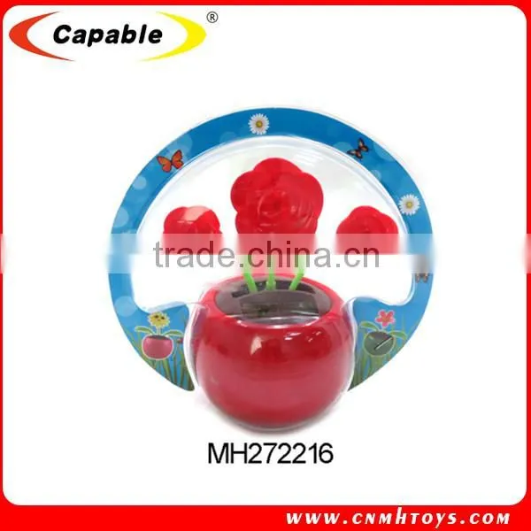 Solar Power Swing Flower Car Decoration Toys photo-3