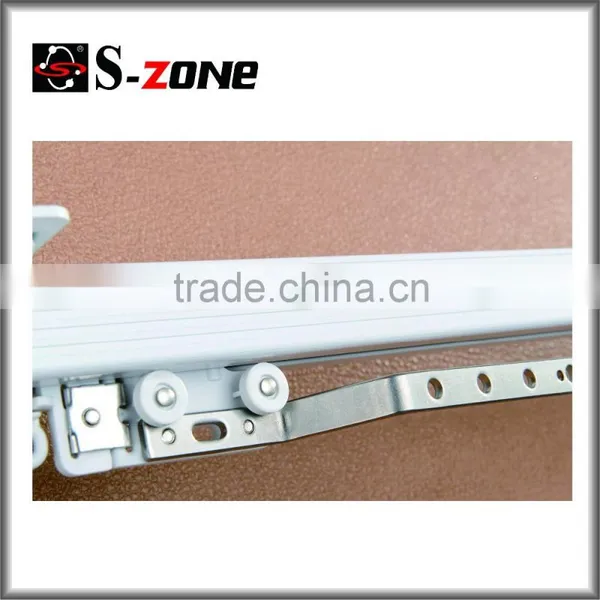 220v Motorized Motor Remote Control Electric Curved Curtain Track/curtain Rail photo-4