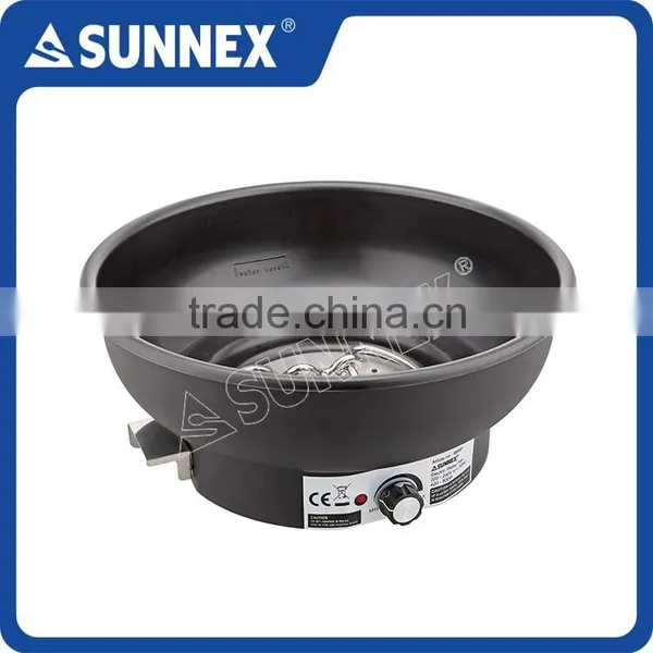 SUNNEX Stainless Steel Round Roll Top Electric Chafing Dish Set photo-2