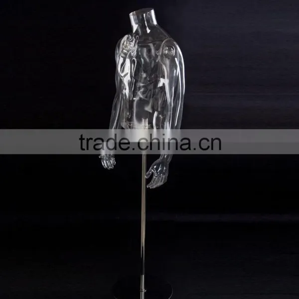 PC Male Mannequin Transparent Mannequin Hollow Out Mannequin Photography Mannequin photo-5