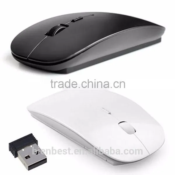 Sugar Color Ultra Thin USB Optical Wireless Mouse 2.4G Receiver photo-3