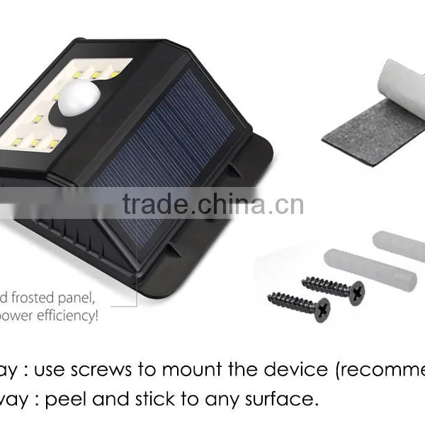3 Lighting Level 50SMD LED Solar Motion Porch Lights Outdoor photo-2