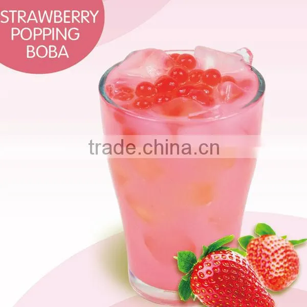 Healthy Strawberry Popping Boba for African Market Distribution