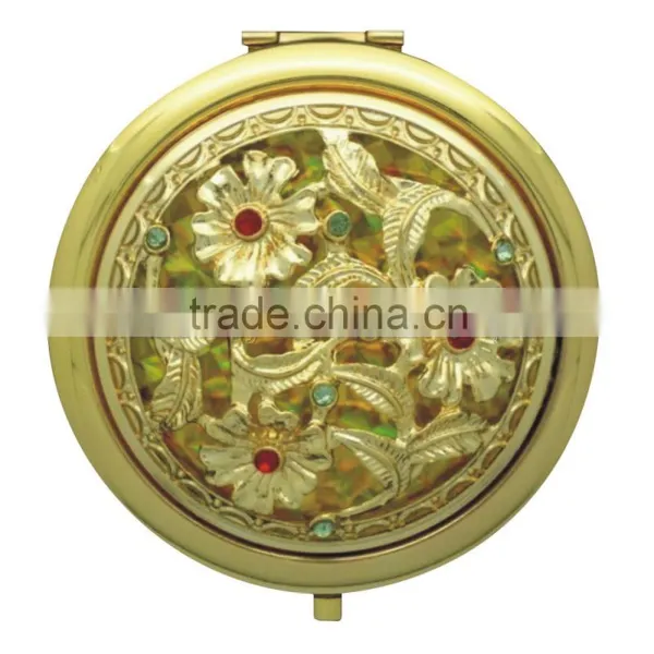 Die Casting 3D Old Color Make up Cosmetic Mirror photo-2