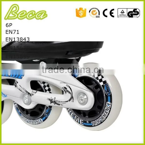 Wholesale Adjustable High Rebound pu Wheel Blue Kids Roller Skate photo-5