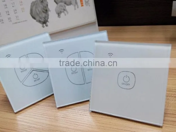 High Quality New Design Electric Smart Home Touch Screen Light Switch Wall Switch photo-2