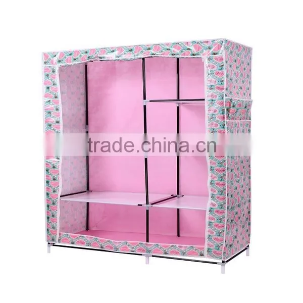 Modern Popular Fashion Folding Textile Wardrobe photo-5