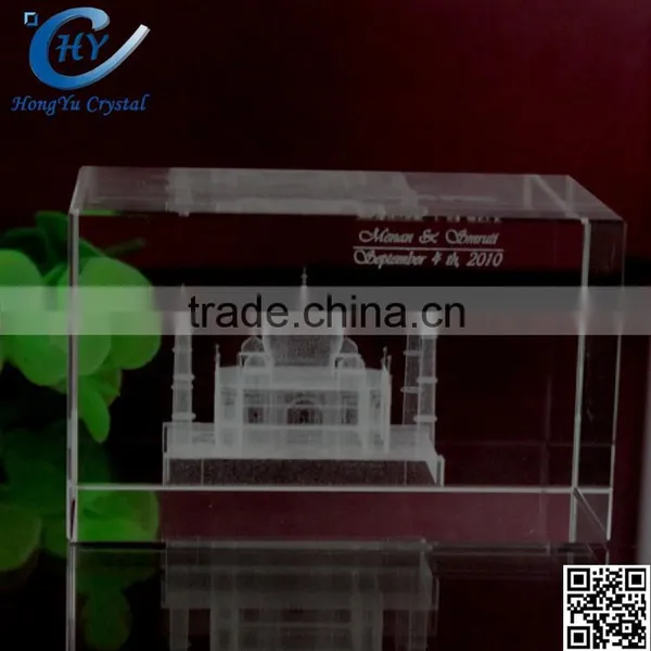 Laser 3d Transparent Square Crysta Engraving photo-4