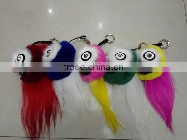 New Fashion Charm Cute Mink Fur Monster Hot Sale photo-3