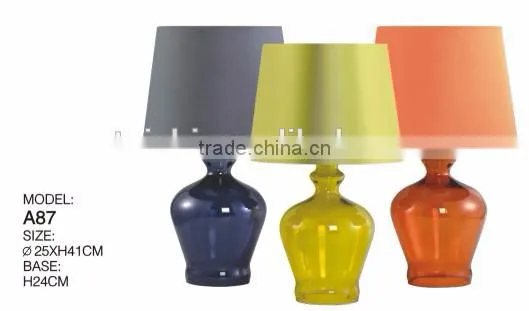 Glass Table Lamp