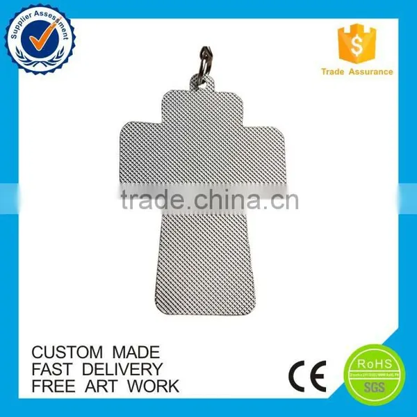Custom Cross Shape Souvenir Metal Keychain photo-6