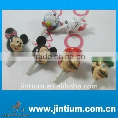 Fashional designs Pleasant sheep and big big wolf dustproof plug for iphone 4G