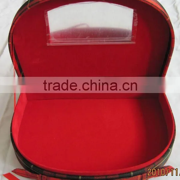 Vanity case with mirror inside