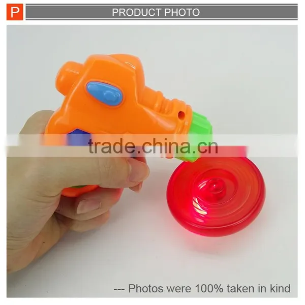 2IN1 Flying Disc Spinning Top Gun for Kids photo-3