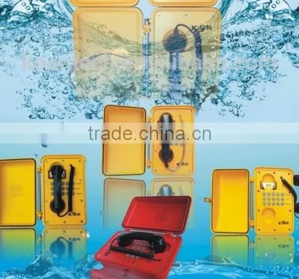 KNSP-08 Ip67 Waterproof Loudspeaker Voice Broadcasting Intustrial Telephone Rugged Explosion Proof Unique Landline Telephone photo-6