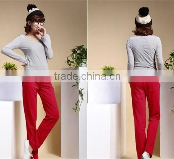 Custom Wholesale Women's Cotton Sport Pants photo-4