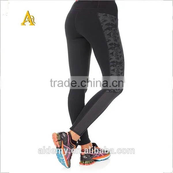 Active High Quality Hot Spandex GYM Workout Seamless Womens Leggings Plain photo-4