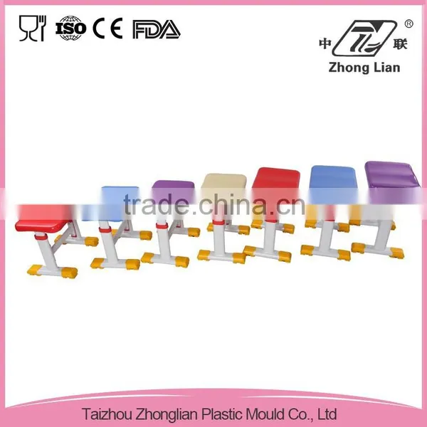 China Made Steel Leg Plastic Surface School High Adjustable Stool Chairs photo-6