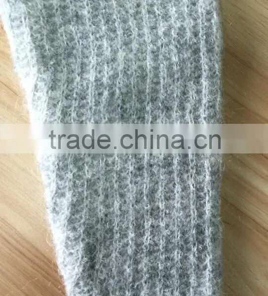 Lady's Japanese New Fashion Loose Fit Wool and Mohair Knitted Sweater photo-3