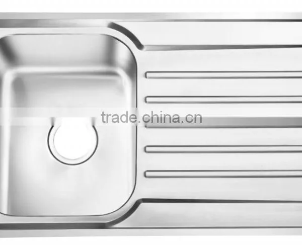 Yacht,Boat,Train and Public Mobile Toilet Used Stainless Steel Washing Basin Kitchen Sink With Drain Board GR-Y800