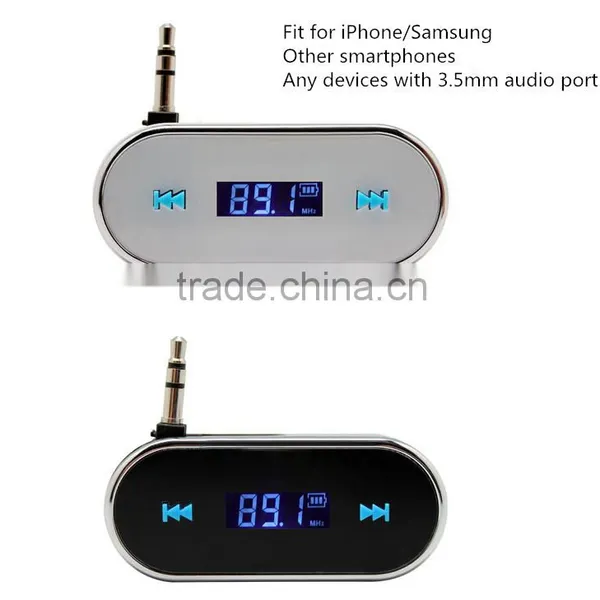 Wholesale Factory 3.5mm In-car Wireless Car Fm Transmitter , Stereo Wireless FM Transmitter For Car MP3 Player photo-3