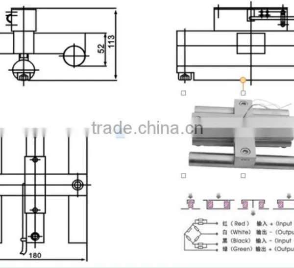 Steel Wire Tension Load Cell, Elevators Overload Limiter Sensor photo-2