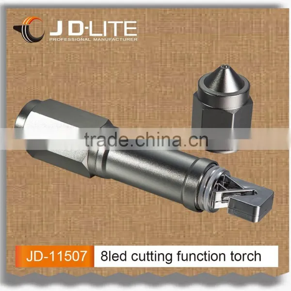8 LED Emergency Light Flashlight With Auto Rescue Seatbelt Cutter, Car Glass Breaking Window Hammer photo-2