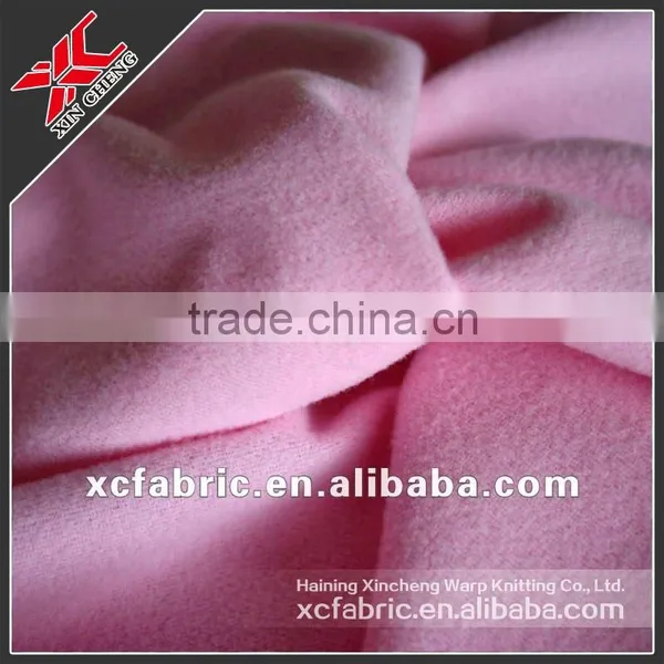 Super Poly Tricot Brushed Knitting Fabric 100%polyester Fabric Sportswear Fabric